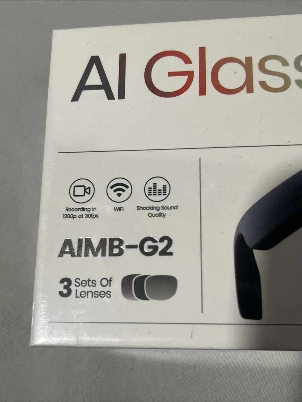 Smart AI Eyewear in Black